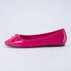 imageCUSHIONAIRE Womens Como Bow Flat with Memory Foam and Wide Widths AvailableFuchsia Patent