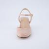 imageCUSHIONAIRE Womens Dancer Round Toe Block Heel Dress Shoe Memory Foam Wide Widths AvailableBlush Patent