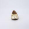 imageCUSHIONAIRE Womens Dove Bling Bow Flat with Memory Foam Wide Widths AvailableGold Metallic
