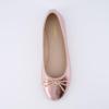 imageCUSHIONAIRE Womens Dove Bling Bow Flat with Memory Foam Wide Widths AvailablePink Metallic