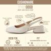 imageCUSHIONAIRE Womens Gogo Round Toe Mary Jane Dress Shoe Memory Foam Wide Widths AvailableCream