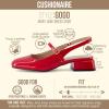 imageCUSHIONAIRE Womens Gogo Round Toe Mary Jane Dress Shoe Memory Foam Wide Widths AvailableRed