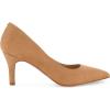 imageCUSHIONAIRE Womens Halsey Dress Pump with Comfort Wide Widths AvailableCamel Suede