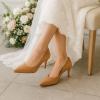 imageCUSHIONAIRE Womens Halsey Dress Pump with Comfort Wide Widths AvailableCamel Suede