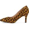 imageCUSHIONAIRE Womens Halsey Dress Pump with Comfort Wide Widths AvailableLeopard
