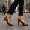 imageCUSHIONAIRE Womens Halsey Dress Pump with Comfort Wide Widths AvailableLeopard
