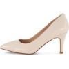 imageCUSHIONAIRE Womens Halsey Dress Pump with Comfort Wide Widths AvailableNude Patent