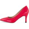 imageCUSHIONAIRE Womens Halsey Dress Pump with Comfort Wide Widths AvailableRed Patent
