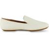 imageCUSHIONAIRE Womens Margo Comfort Flat with Memory Foam Wide Widths AvailableWhite
