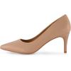 imageCUSHIONAIRE Womens Preston Dress Pump Memory Foam Wide Widths AvailableNude