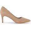 imageCUSHIONAIRE Womens Preston Dress Pump Memory Foam Wide Widths AvailableNude Patent