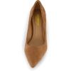 imageCUSHIONAIRE Womens Preston Dress Pump Memory Foam Wide Widths AvailableTan Suede