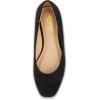 imageCUSHIONAIRE Womens Skipper Flat with Memory Foam Wide Widths AvailableBlack Vegan Suede