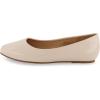 imageCUSHIONAIRE Womens Skipper Flat with Memory Foam Wide Widths AvailableBone Patent