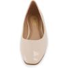 imageCUSHIONAIRE Womens Skipper Flat with Memory Foam Wide Widths AvailableBone Patent
