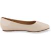 imageCUSHIONAIRE Womens Skipper Flat with Memory Foam Wide Widths AvailableBone Patent