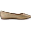 imageCUSHIONAIRE Womens Skipper Flat with Memory Foam Wide Widths AvailableGold