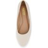 imageCUSHIONAIRE Womens Skipper Flat with Memory Foam Wide Widths AvailableIvory