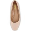 imageCUSHIONAIRE Womens Skipper Flat with Memory Foam Wide Widths AvailableNude
