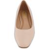 imageCUSHIONAIRE Womens Skipper Flat with Memory Foam Wide Widths AvailableNude