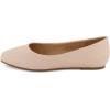 imageCUSHIONAIRE Womens Skipper Flat with Memory Foam Wide Widths AvailableNude