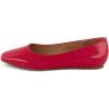 imageCUSHIONAIRE Womens Skipper Flat with Memory Foam Wide Widths AvailableRed Patent