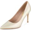 imageCUSHIONAIRE Lola Dress Pump Heels for Women Classic Pointed Toe High Heels with Soft Memory Foam and Durable OutsoleChampagne