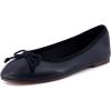 imageCUSHIONAIRE Womens Como Bow Flat with Memory Foam and Wide Widths AvailableBlack
