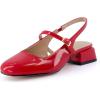 imageCUSHIONAIRE Womens Gogo Round Toe Mary Jane Dress Shoe Memory Foam Wide Widths AvailableRed