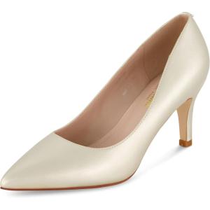 imageCUSHIONAIRE Womens Halsey Dress Pump with Comfort Wide Widths AvailableChampagne