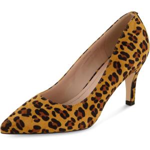 imageCUSHIONAIRE Womens Halsey Dress Pump with Comfort Wide Widths AvailableLeopard