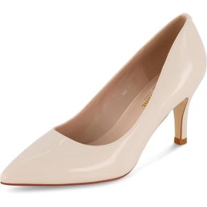 imageCUSHIONAIRE Womens Halsey Dress Pump with Comfort Wide Widths AvailableNude Patent