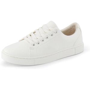imageCUSHIONAIRE Womens Hashtag lace up Sneaker Comfort Foam Wide Widths AvailableWhite