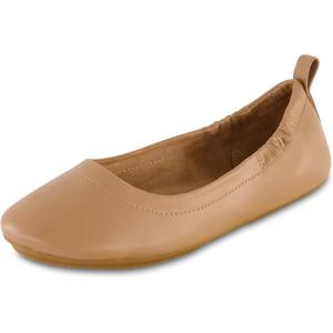 imageCUSHIONAIRE Womens Misty Comfort Flat with Memory Foam Wide Widths AvailableTan
