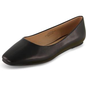 imageCUSHIONAIRE Womens Skipper Flat with Memory Foam Wide Widths AvailableBlack