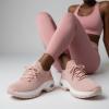 imageCUSHIONAIRE Womens Blaze Stretch Knit Slip on lace Sneaker Memory Foam amp LiteSole TechnologyBlush