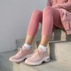 imageCUSHIONAIRE Womens Blaze Stretch Knit Slip on lace Sneaker Memory Foam amp LiteSole TechnologyBlush