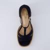 imageCUSHIONAIRE Womens Delano Mary Jane Platform Heels Memory Foam Wide Widths AvailableBlack Microsuede