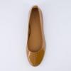 imageCUSHIONAIRE Womens Wink Hidden Wedge Flat with Memory Foam and Wide Widths AvailableTan Patent