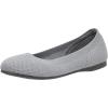 imageCUSHIONAIRE Womens Tyra Knit Flat with Memory Foam and Wide Widths AvailableGrey