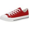 imageCUSHIONAIRE Womens Vina Low top Canvas Sneaker Memory FoamRed