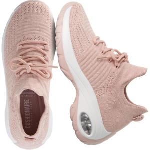 imageCUSHIONAIRE Womens Blaze Stretch Knit Slip on lace Sneaker Memory Foam amp LiteSole TechnologyBlush