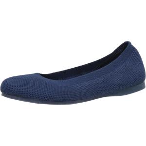 imageCUSHIONAIRE Womens Tyra Knit Flat with Memory Foam and Wide Widths AvailableNavy