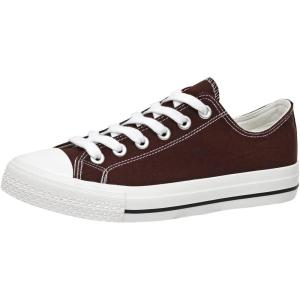 imageCUSHIONAIRE Womens Vina Low top Canvas Sneaker Memory FoamChocolate