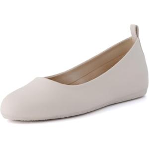 imageCUSHIONAIRE Womens Wink Hidden Wedge Flat with Memory Foam and Wide Widths AvailableCream